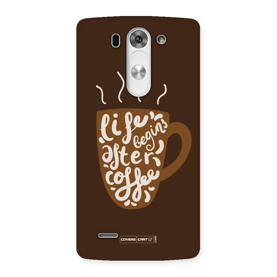 Coffee Mug Back Case for LG G3 Beat