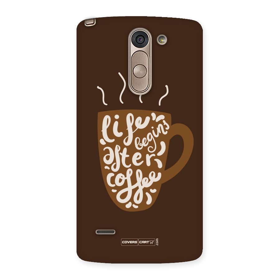 Coffee Mug Back Case for LG G3 Stylus