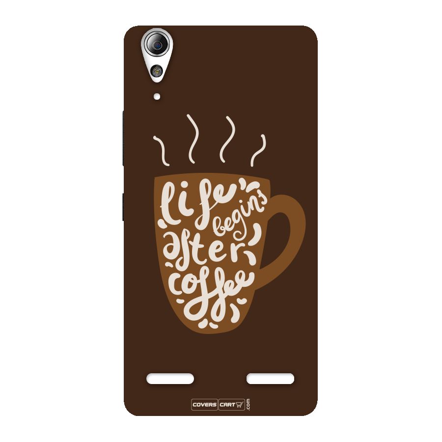 Coffee Mug Back Case for Lenovo A6000 Plus