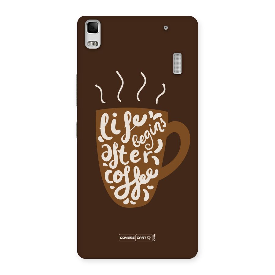 Coffee Mug Back Case for Lenovo K3 Note