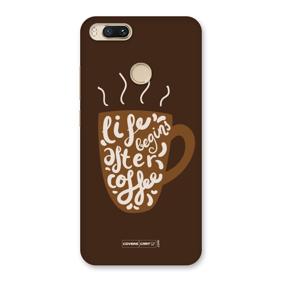 Coffee Mug Back Case for Mi A1