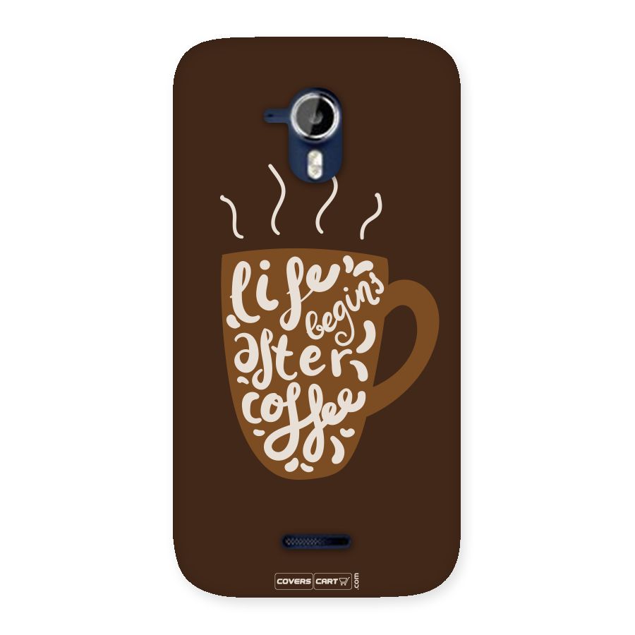 Coffee Mug Back Case for Micromax Canvas Magnus A117
