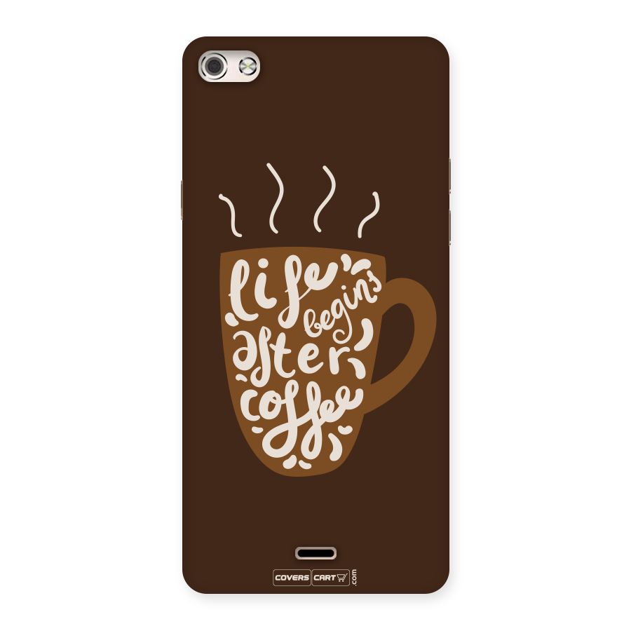 Coffee Mug Back Case for Micromax Canvas Silver 5