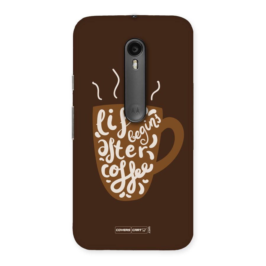 Coffee Mug Back Case for Moto G Turbo