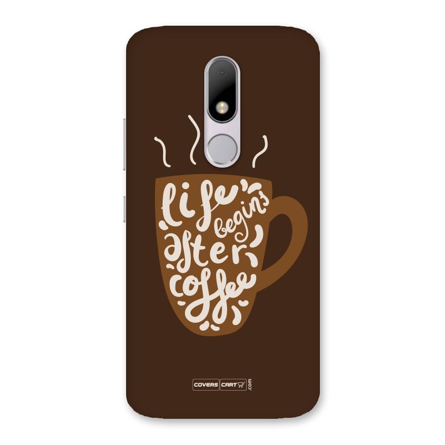 Coffee Mug Back Case for Moto M