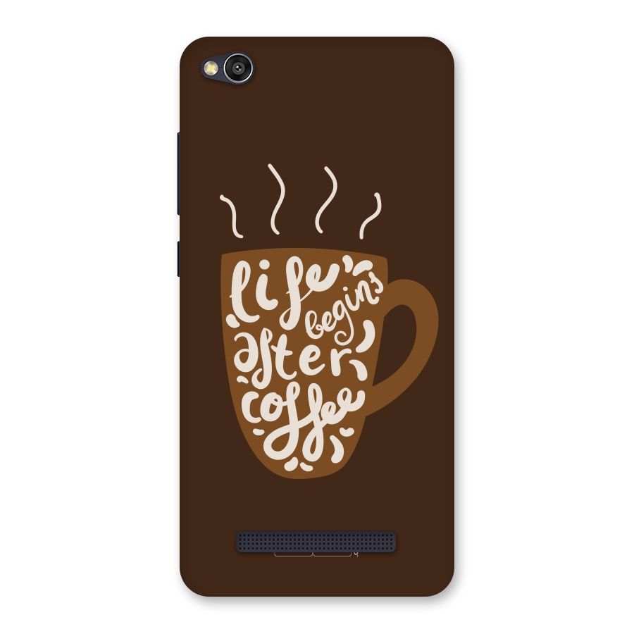 Coffee Mug Back Case for Redmi 4A