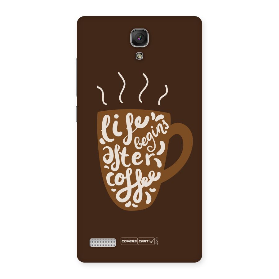 Coffee Mug Back Case for Redmi Note Prime