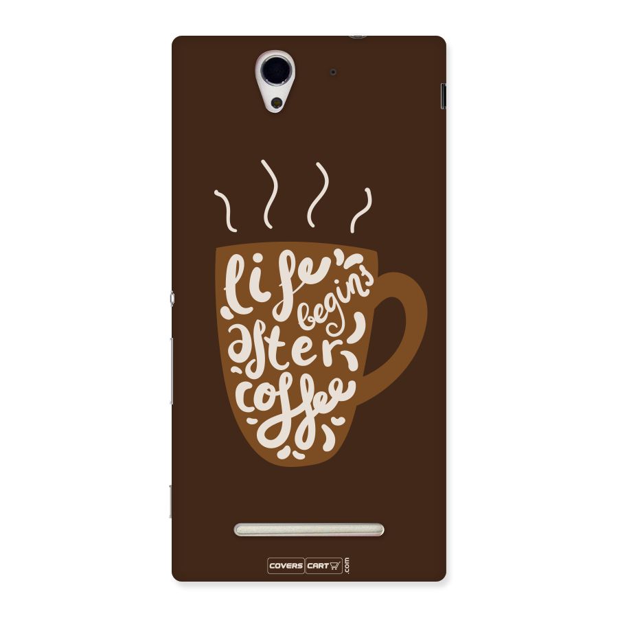 Coffee Mug Back Case for Sony Xperia C3