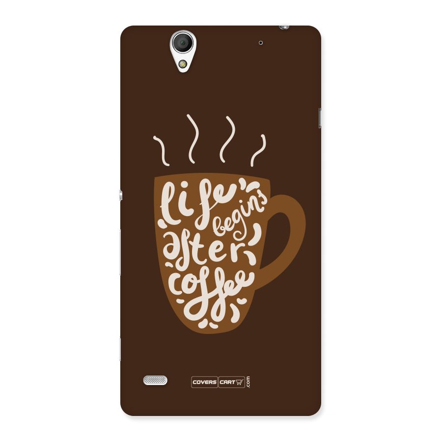 Coffee Mug Back Case for Sony Xperia C4