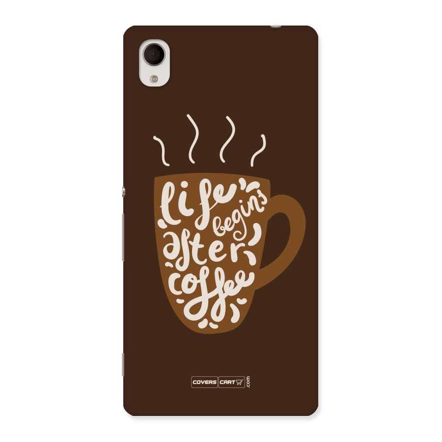 Coffee Mug Back Case for Sony Xperia M4