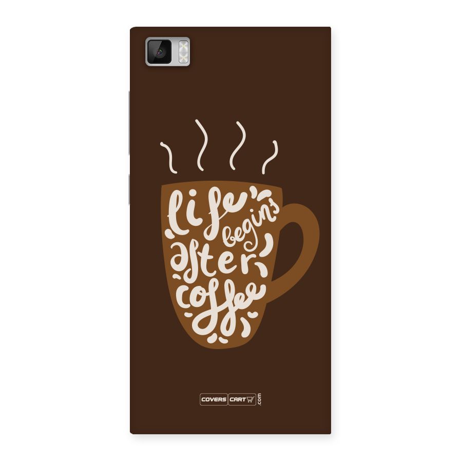 Coffee Mug Back Case for Xiaomi Mi3