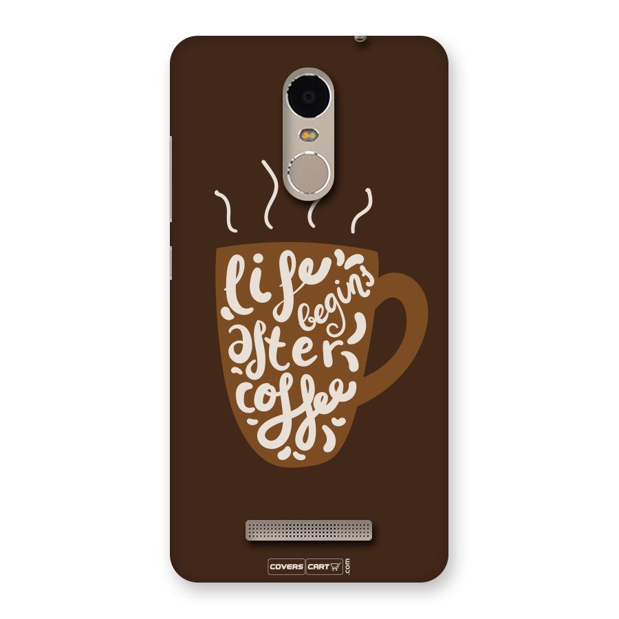 Coffee Mug Back Case for Xiaomi Redmi Note 3