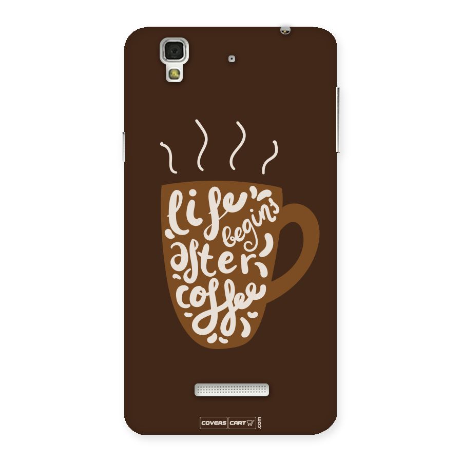 Coffee Mug Back Case for YU Yureka Plus