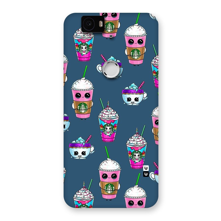 Coffee Mugs Back Case for Google Nexus-6P