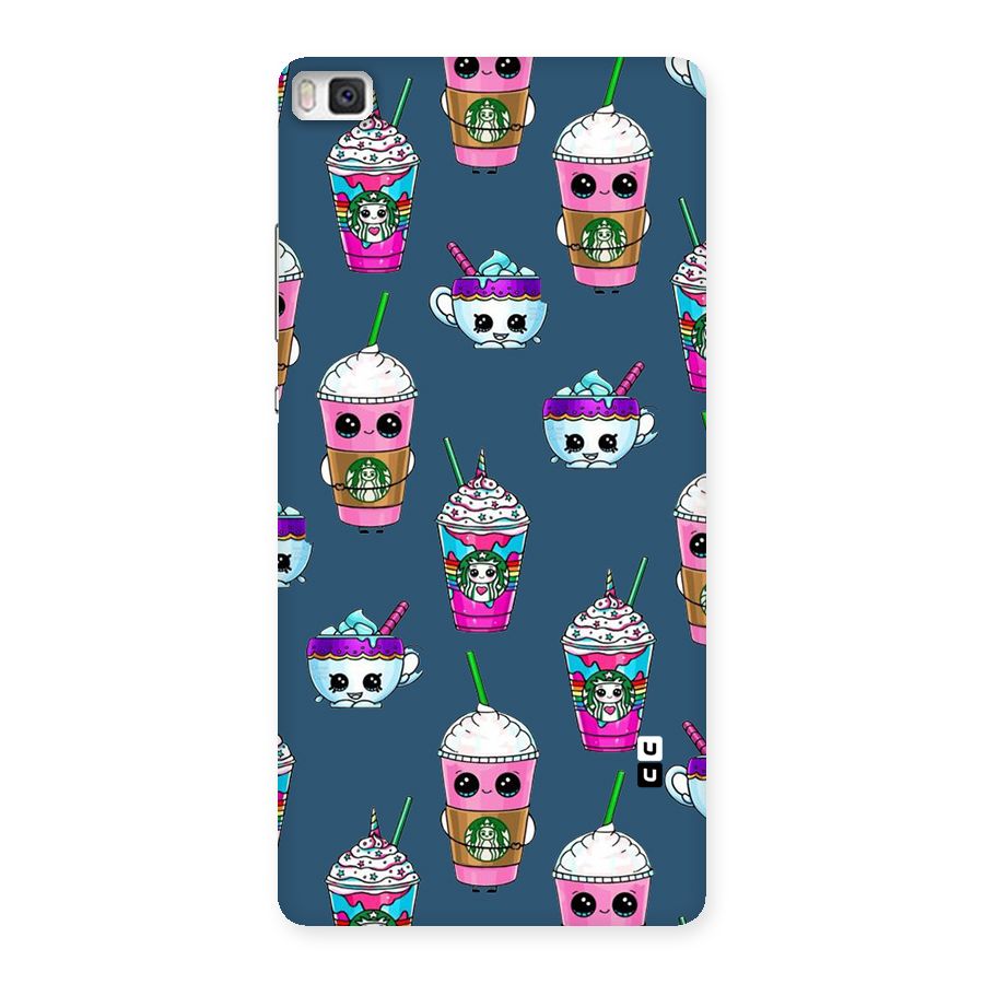 Coffee Mugs Back Case for Huawei P8