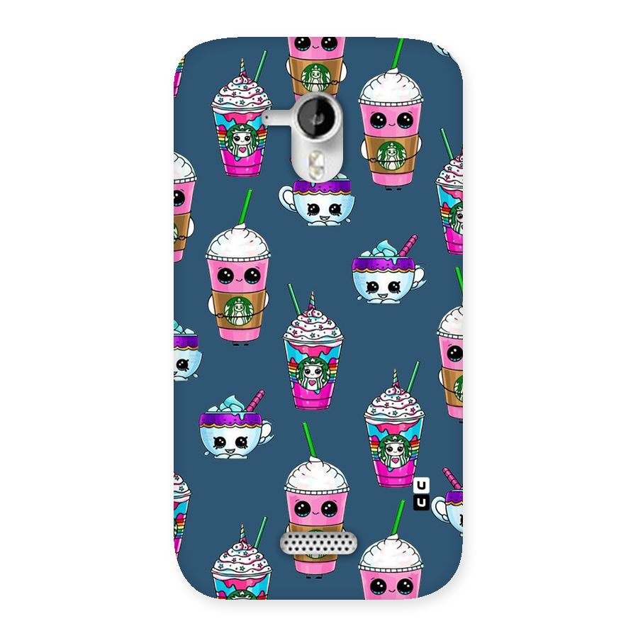 Coffee Mugs Back Case for Micromax Canvas HD A116
