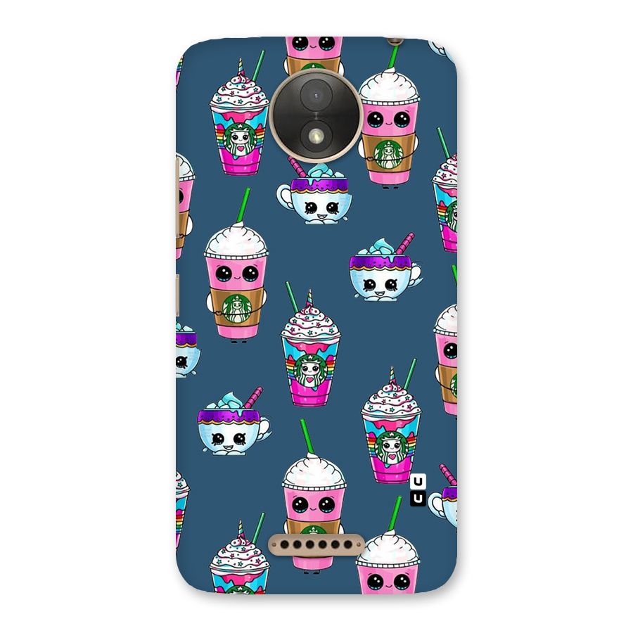Coffee Mugs Back Case for Moto C Plus