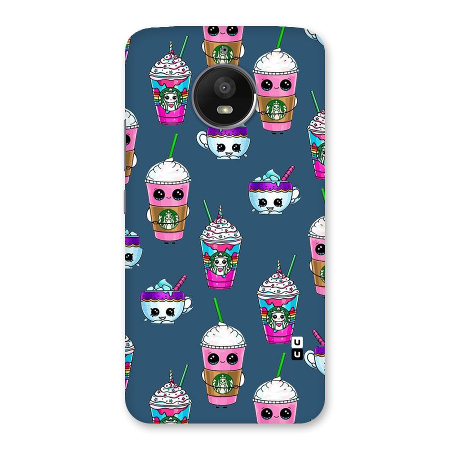 Coffee Mugs Back Case for Moto E4 Plus