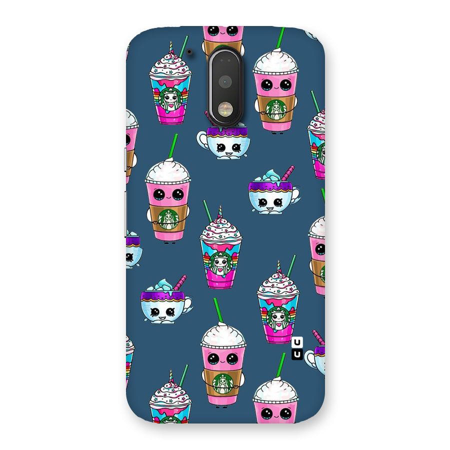 Coffee Mugs Back Case for Motorola Moto G4