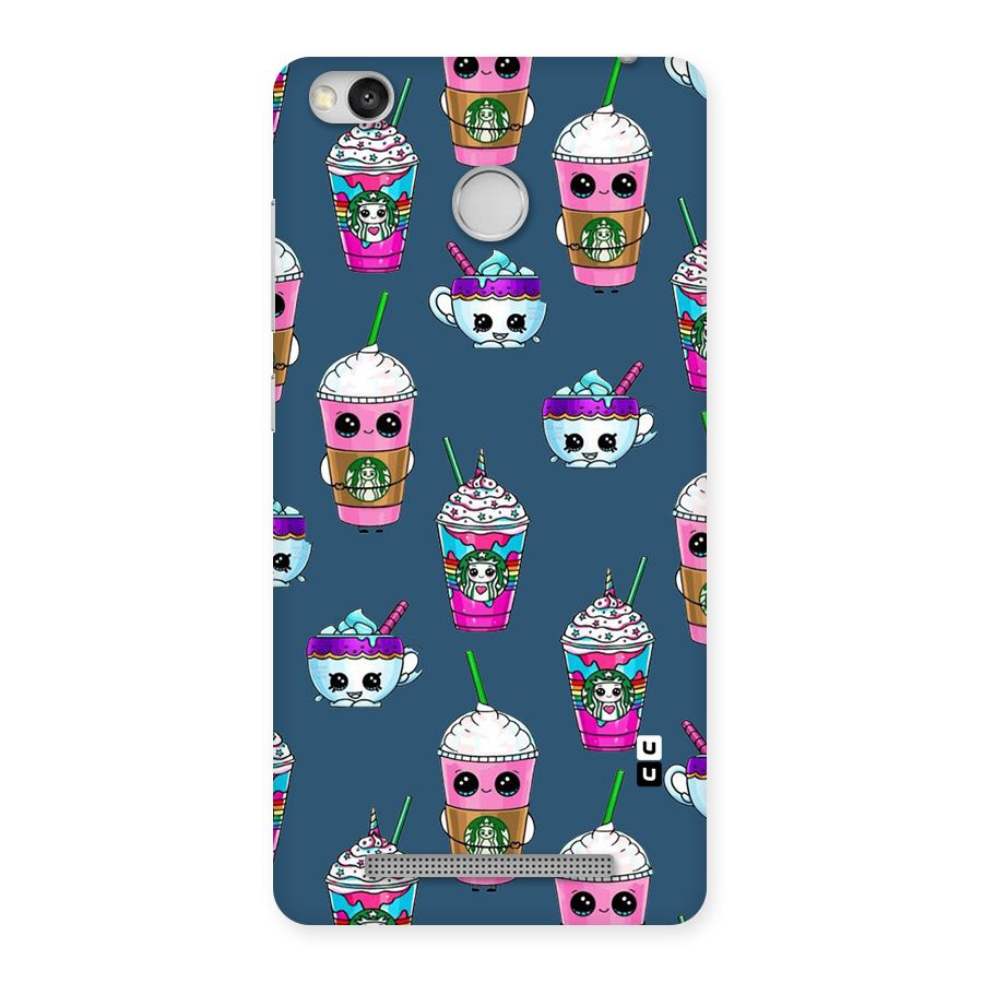 Coffee Mugs Back Case for Redmi 3S Prime