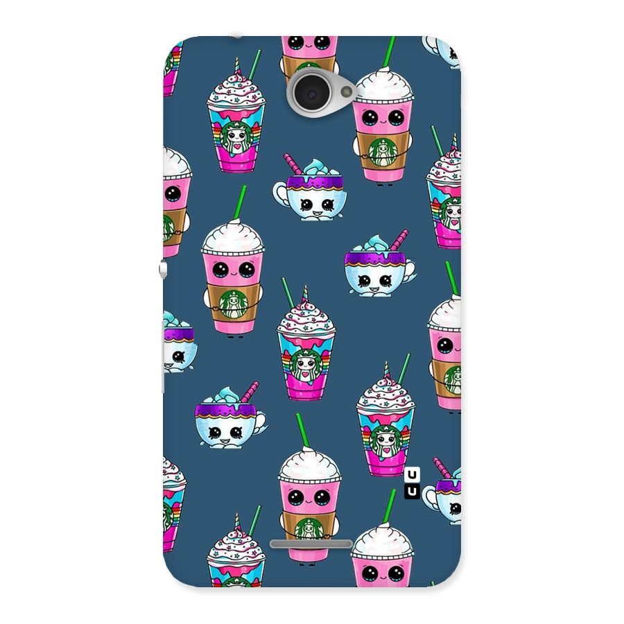 Coffee Mugs Back Case for Sony Xperia E4