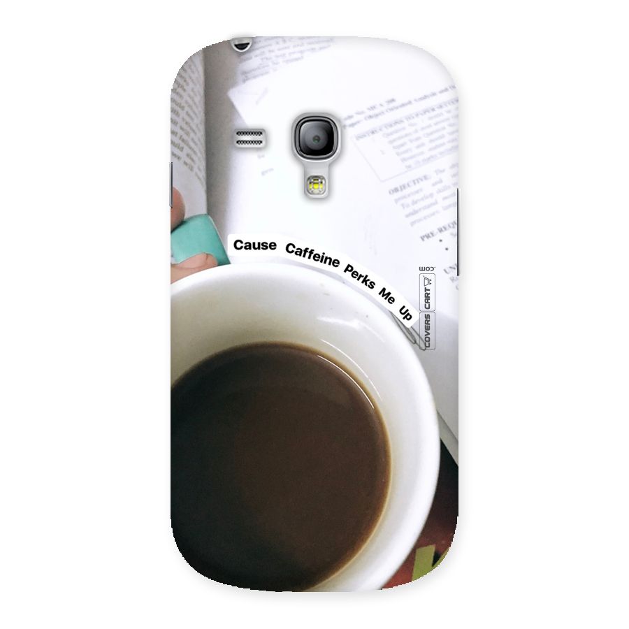 Coffee Perks Back Case for Galaxy S3 Mini