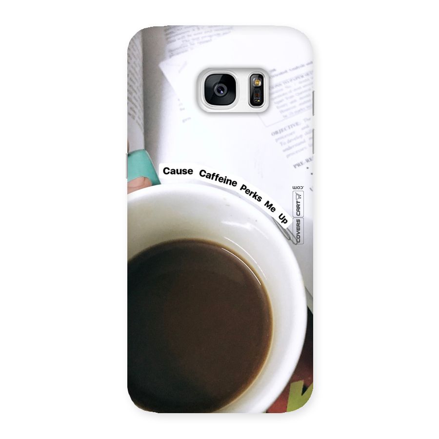 Coffee Perks Back Case for Galaxy S7 Edge