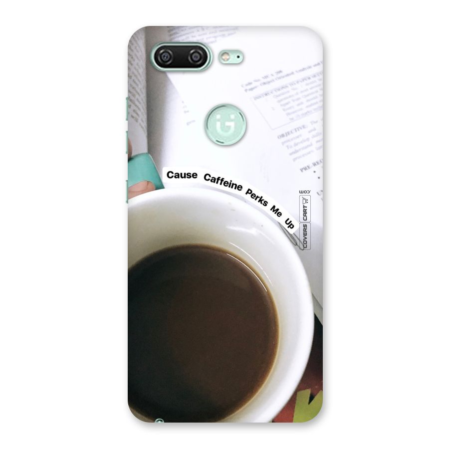Coffee Perks Back Case for Gionee S10