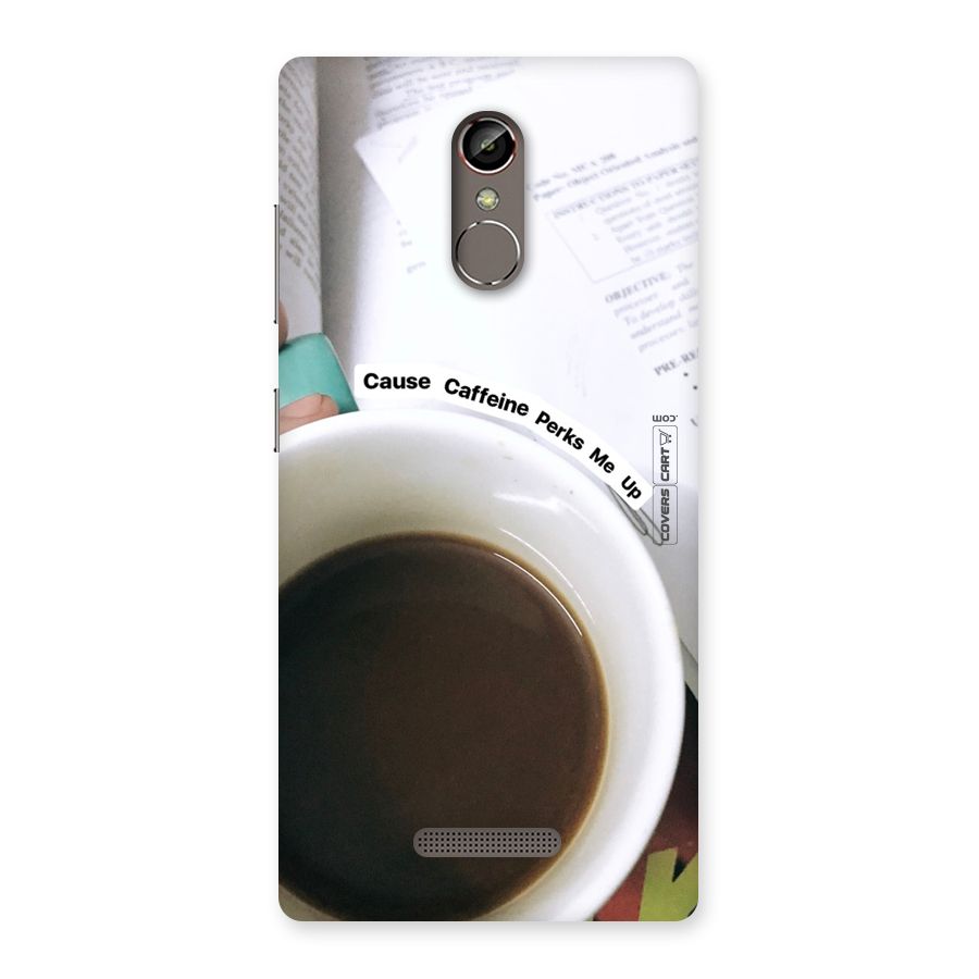 Coffee Perks Back Case for Gionee S6s