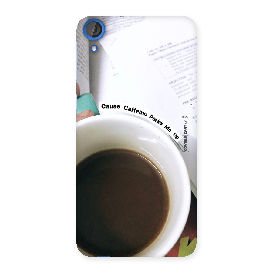 Coffee Perks Back Case for HTC Desire 820