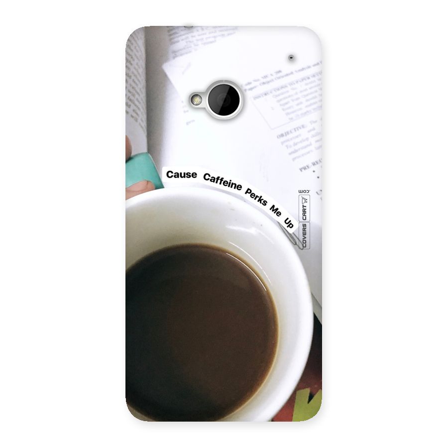 Coffee Perks Back Case for HTC One M7