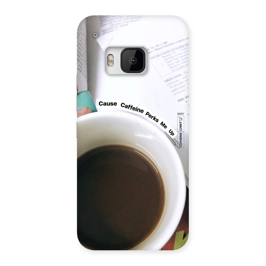 Coffee Perks Back Case for HTC One M9