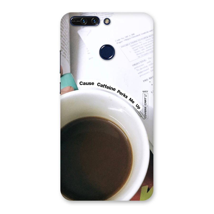 Coffee Perks Back Case for Honor 8 Pro