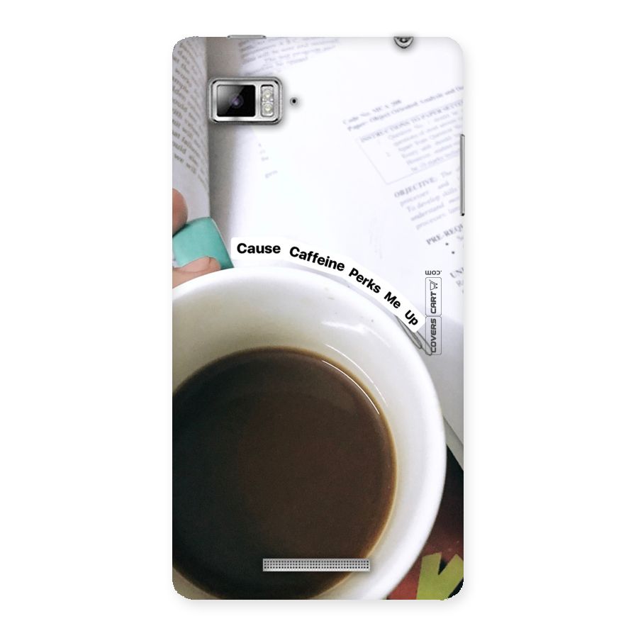 Coffee Perks Back Case for Lenovo Vibe Z K910