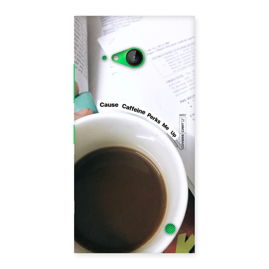 Coffee Perks Back Case for Lumia 730
