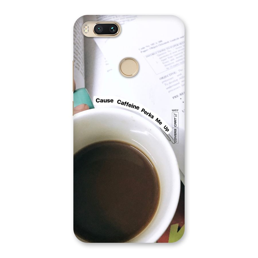 Coffee Perks Back Case for Mi A1