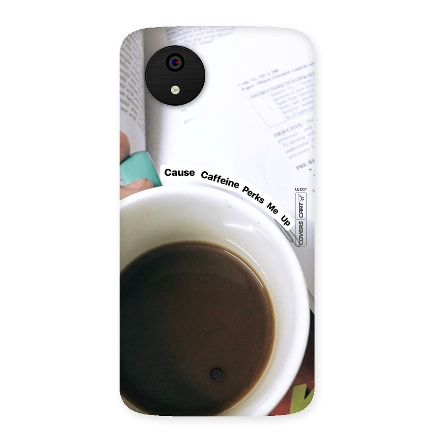 Coffee Perks Back Case for Micromax Canvas A1