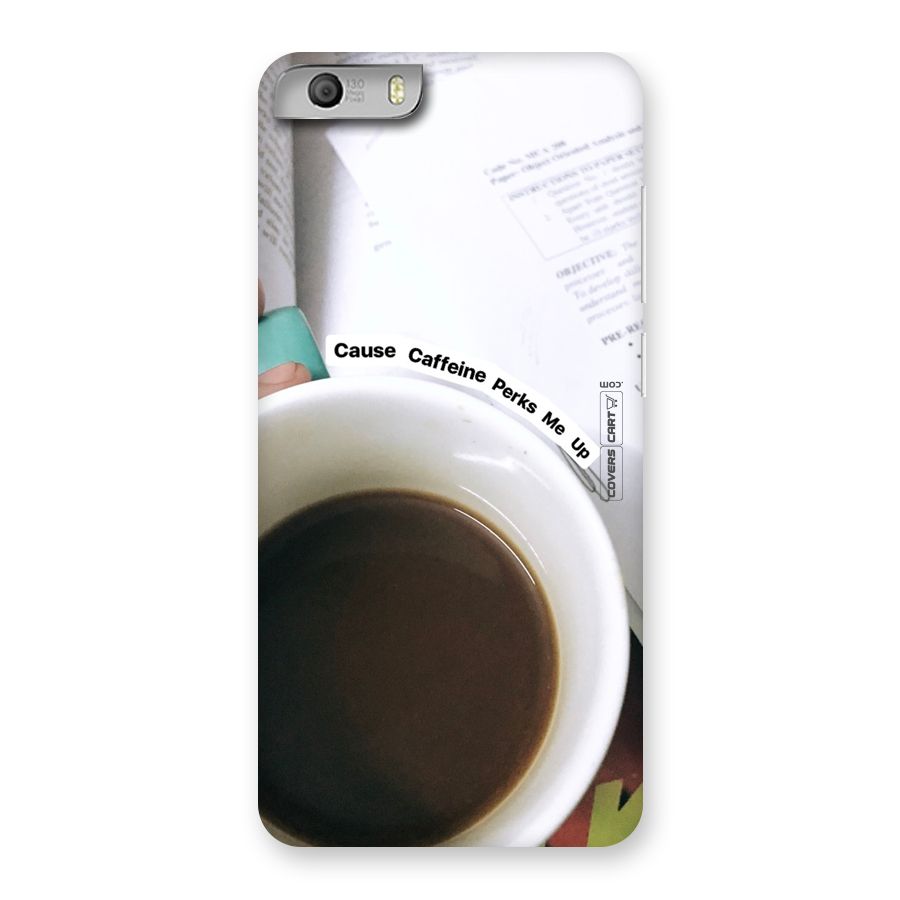 Coffee Perks Back Case for Micromax Canvas Knight 2