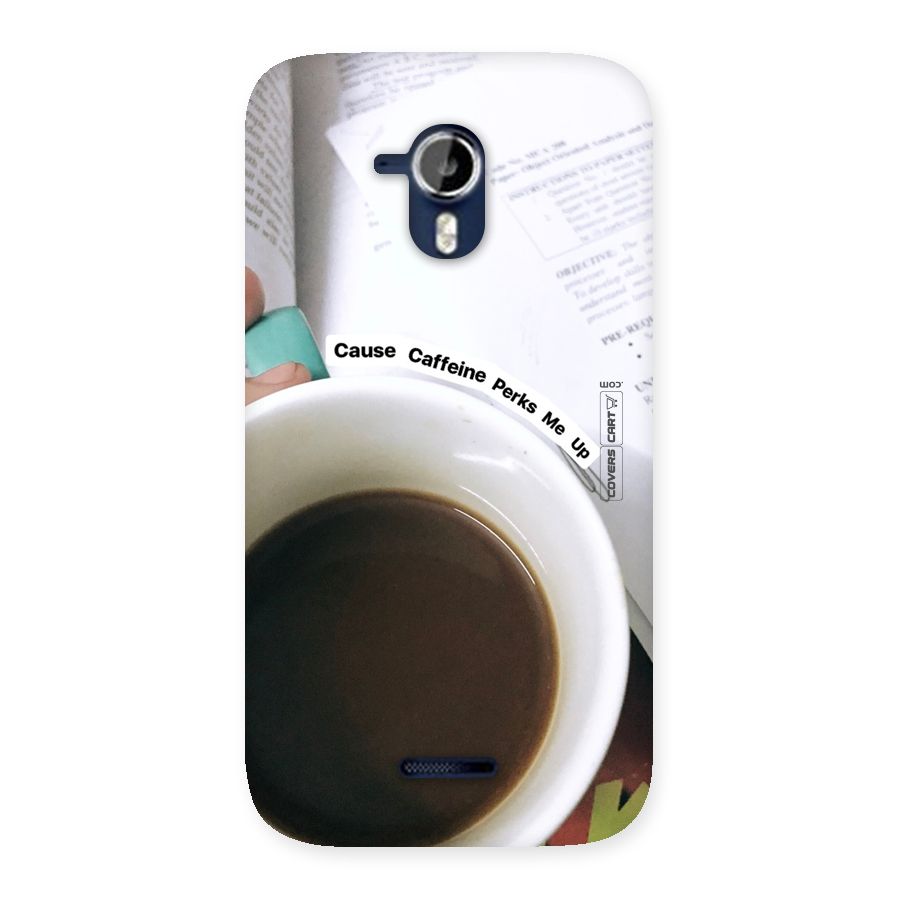 Coffee Perks Back Case for Micromax Canvas Magnus A117