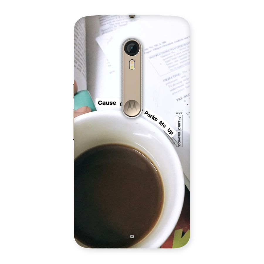 Coffee Perks Back Case for Motorola Moto X Style