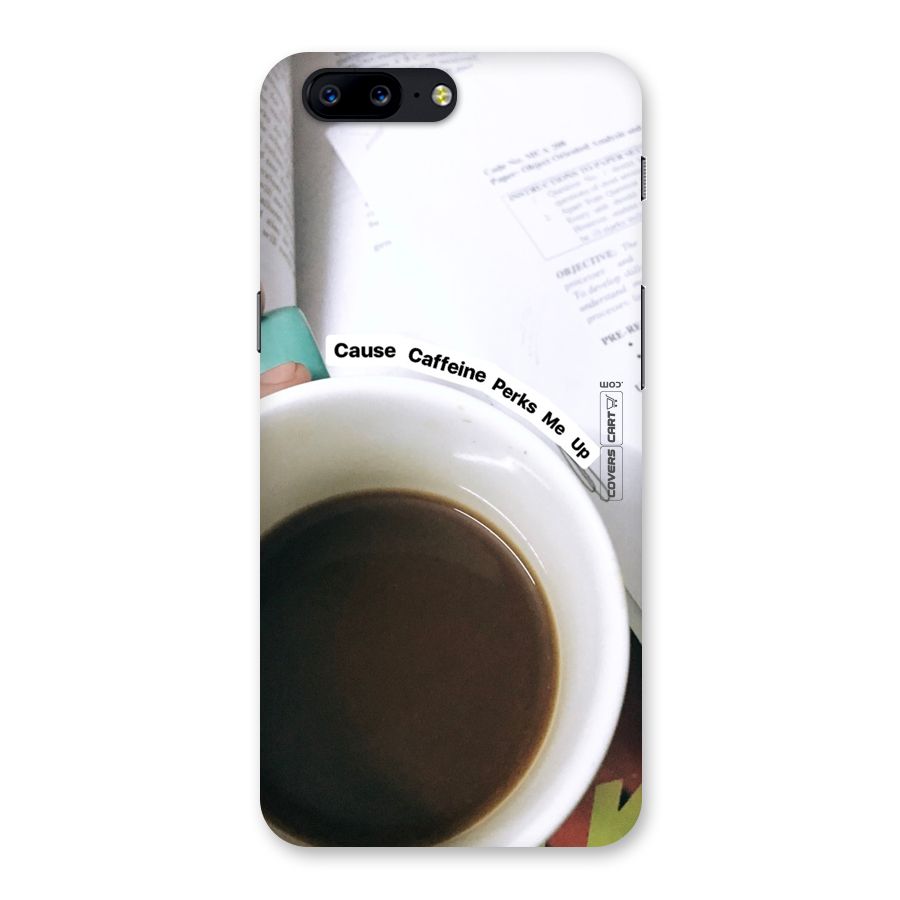 Coffee Perks Back Case for OnePlus 5