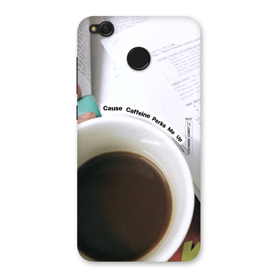 Coffee Perks Back Case for Redmi 4