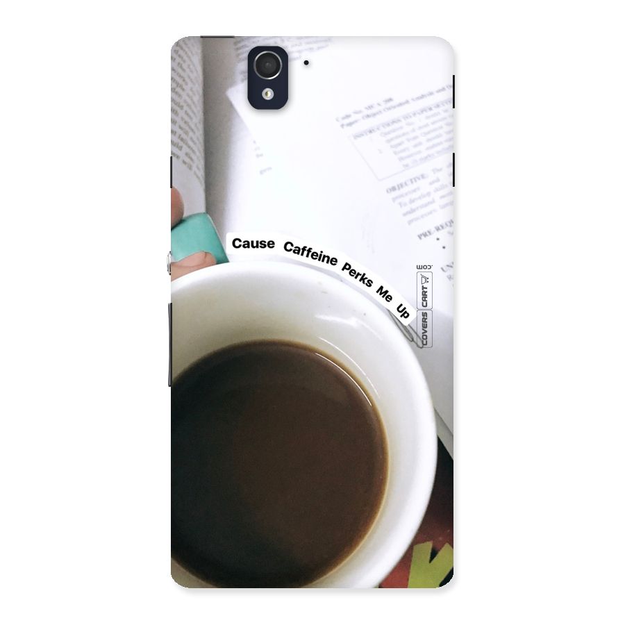 Coffee Perks Back Case for Sony Xperia Z