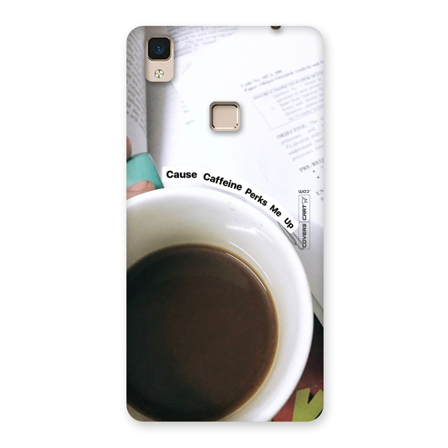 Coffee Perks Back Case for V3 Max