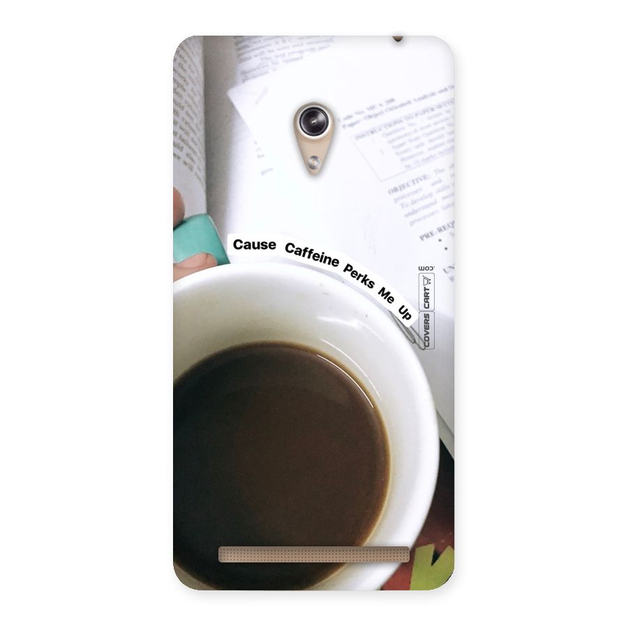 Coffee Perks Back Case for Zenfone 6