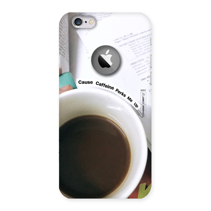 Coffee Perks Back Case for iPhone 6 Logo Cut