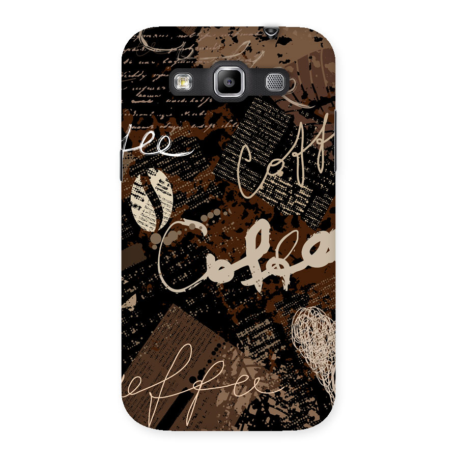 Coffee Scribbles Back Case for Galaxy Grand Quattro