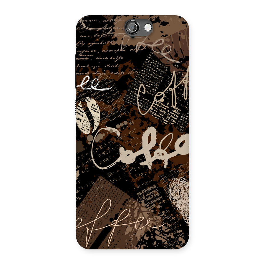 Coffee Scribbles Back Case for HTC One A9