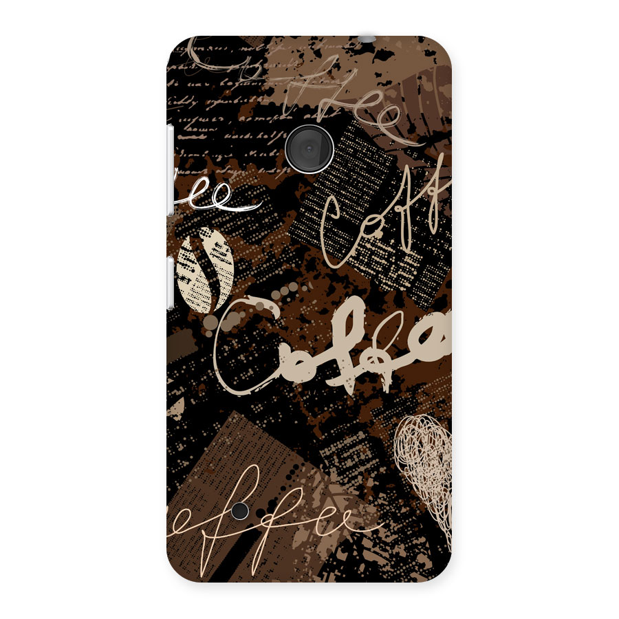 Coffee Scribbles Back Case for Lumia 530