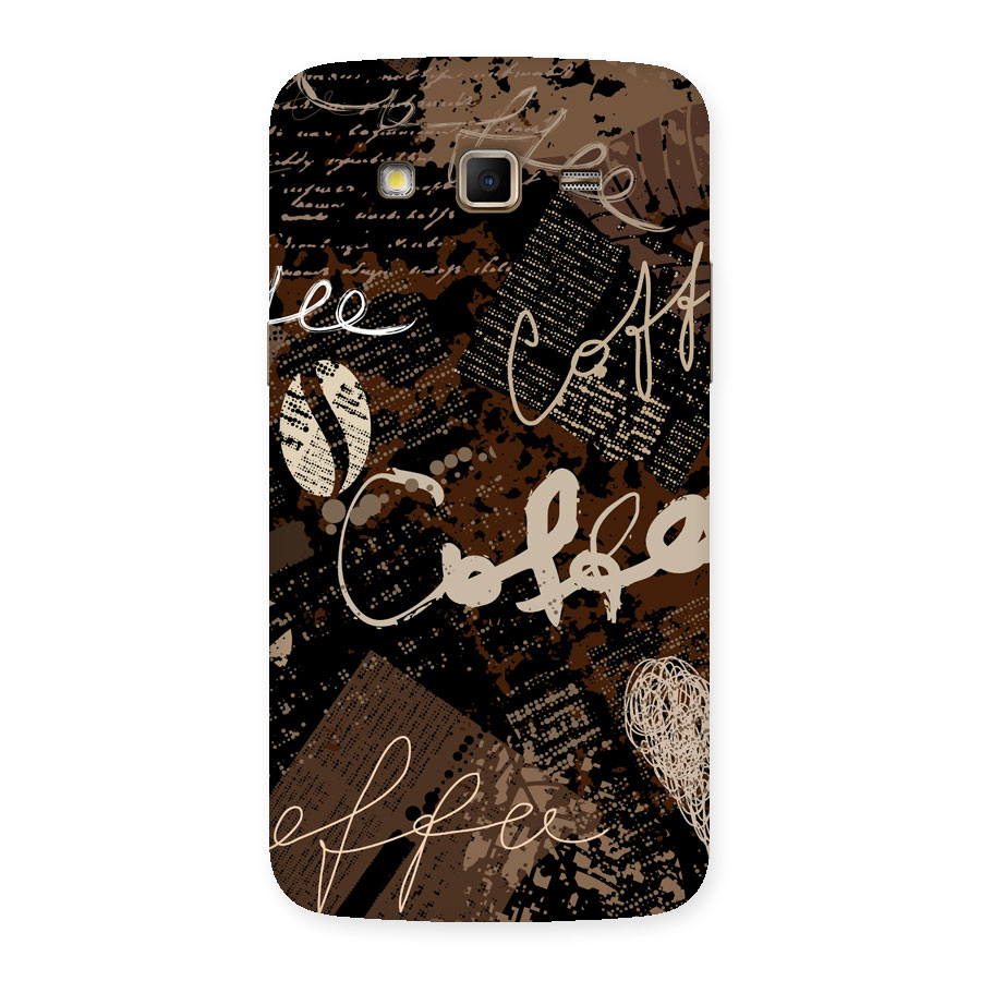 Coffee Scribbles Back Case for Samsung Galaxy Grand 2